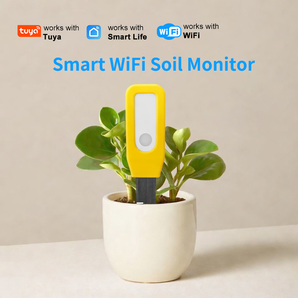 Smart Garden Indoor - WiFi Bodemmonitor Tuya Smart Temperatuur- en