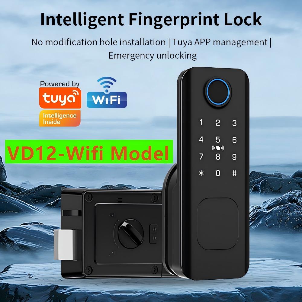 Smart Garden Indoor - Wifi-vingerafdruk waterdicht buiten tuinslot afstandsbediening ondersteuning