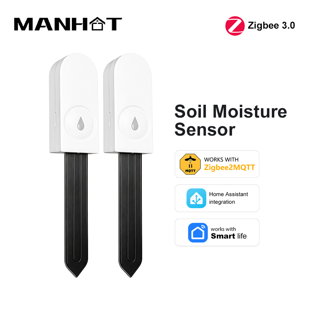 Smart Garden Indoor - Zigbee 3.0 Bodemvochtsensor Temperatuur- en vochtigheidsthermohygrometer
