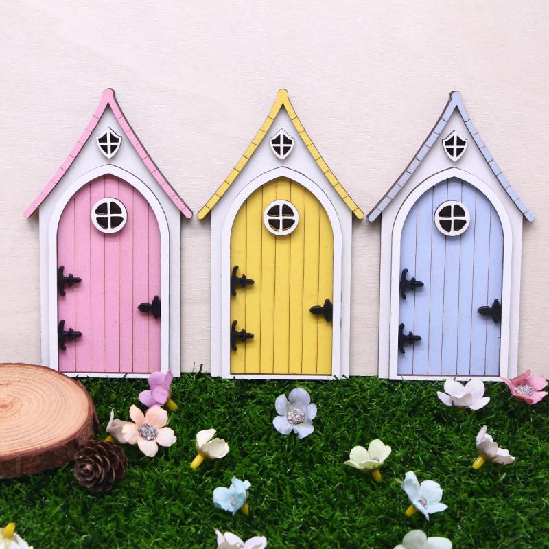 Smart Garden Diy - Poppenhuis Mini Houten Sprookje Deur Poppenhuis
