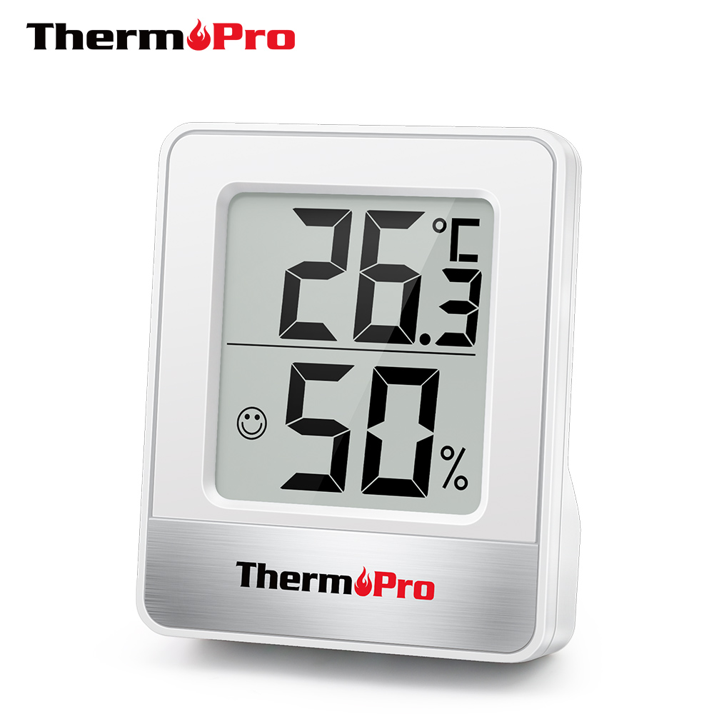 Garden Weather Station - ThermoPro TP-49 Mini Weerstation Binnenthermometer Hygrometer