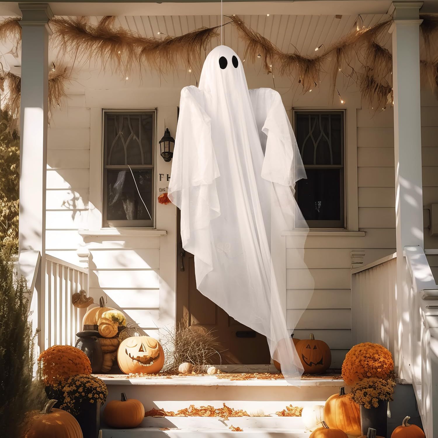 Smart Garden Indoor - Halloween hangende lichtgevende geest met griezelig