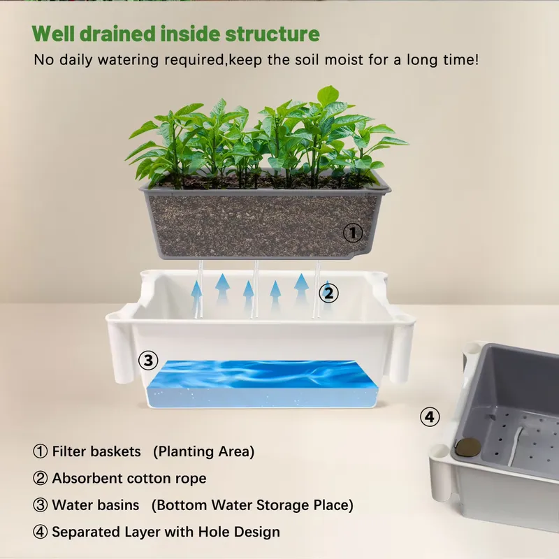 Verplaatsbaar verticaal 3-laag - Smart Garden Box recensie en prijs