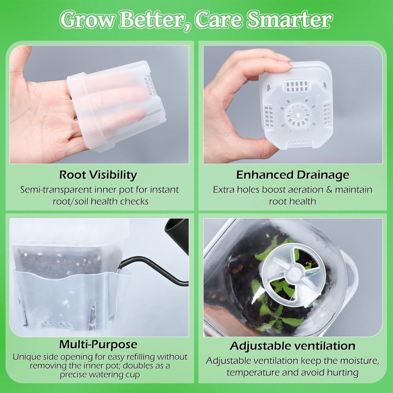 Zelfwatergevende plantenpotten - Smart Garden Domes recensie en prijs