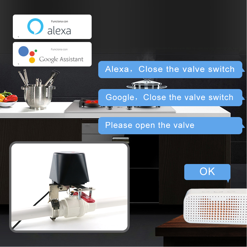 Zigbee Smart Gas Valve WIFI Tu - Smart Garden Instructions recensie en prijs