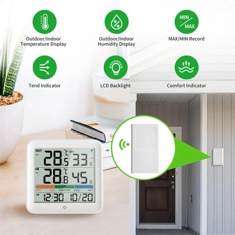 Digitale thermometer hygromete - Garden Weather Station recensie en prijs