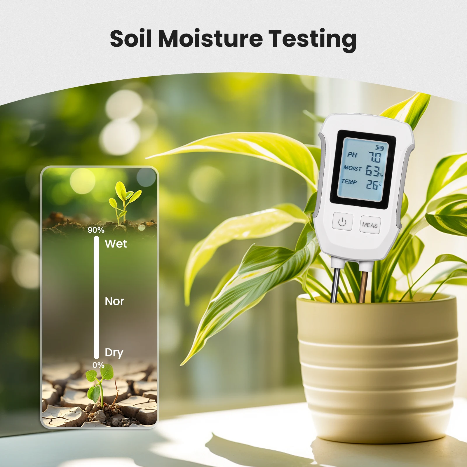 MOES 3 in 1 Bodem PH Detector  - Garden Weather Station recensie en prijs