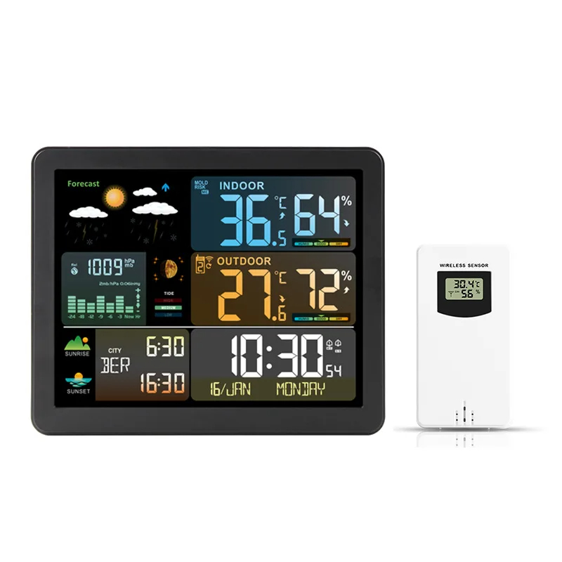 Digitale weerstationklok Binne - Garden Weather Station recensie en prijs