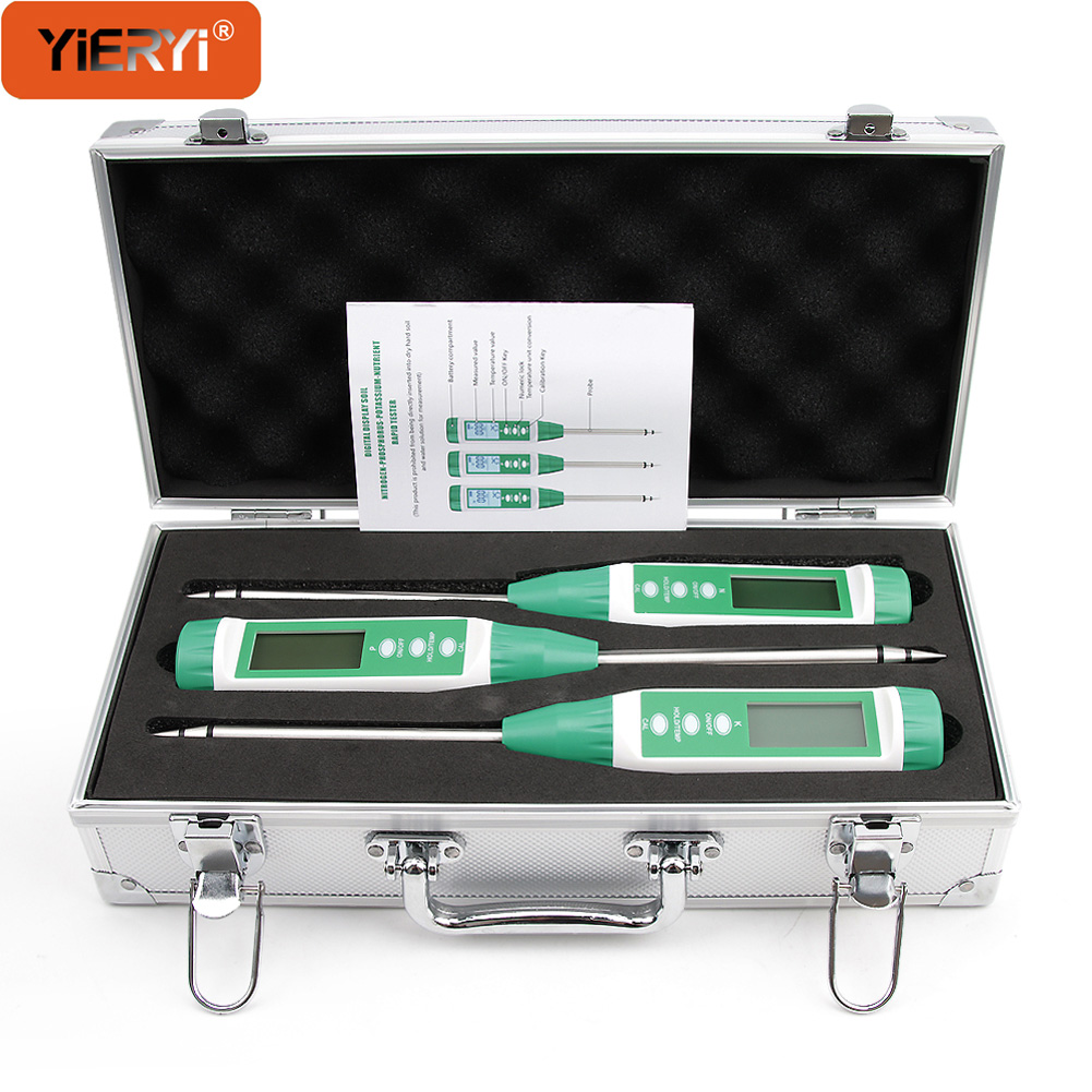 Yieryi Bodemtestkit NPK-meter  - Soil Test Digital recensie en prijs