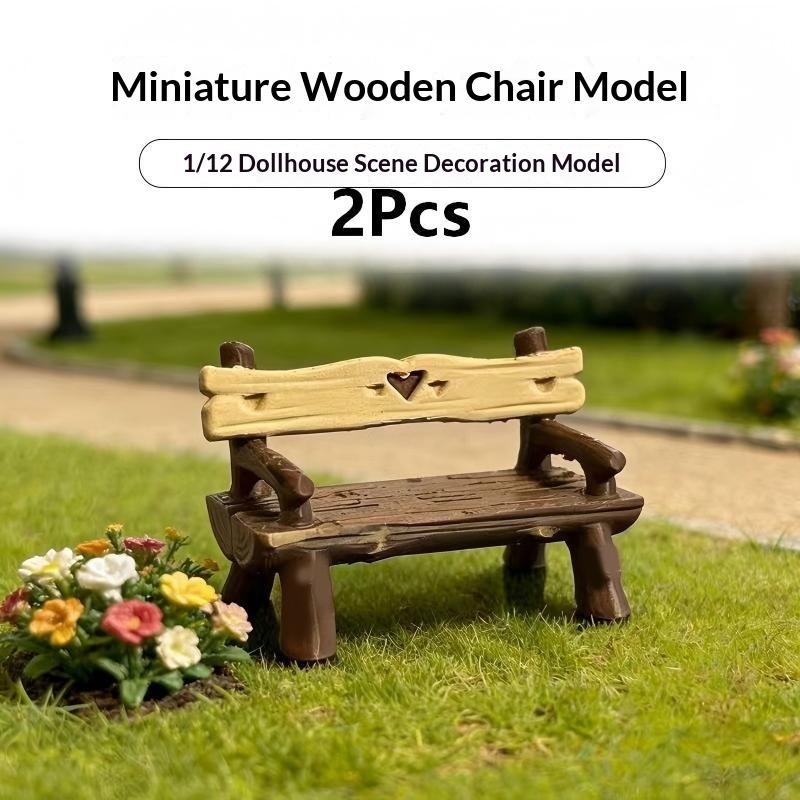 2 Stuks 1/12 Miniatuur Bank Po - Smart Garden Diy recensie en prijs